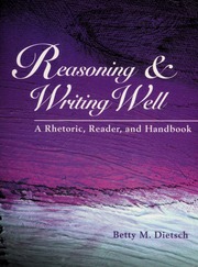 Cover of edition reasoningwriting0000diet