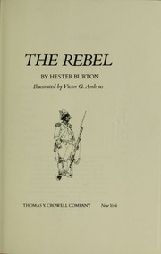 Cover of edition rebelburt00burt
