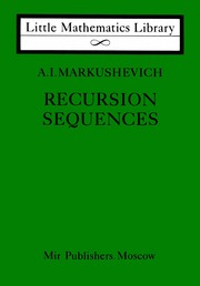 Recursion Sequences (Little Mathematics Library)