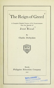 Cover of edition reignofgreedcomp0000riza