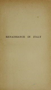 Cover of edition renaissanceinita01symo_2