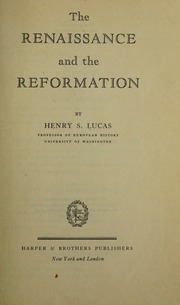 Cover of edition renaissancerefor0000luca