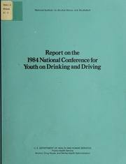 Report on the 1984 National Conference for Youth o...