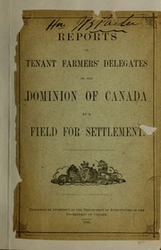 Cover of edition reportsoftenantf00cana