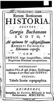 Cover of edition rerumscoticarum00buchgoog