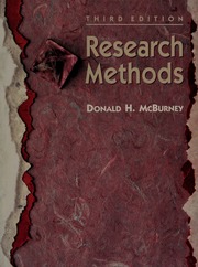 Cover of edition researchmethods0000mcbu