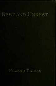Cover of edition restunrest00thomiala