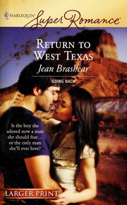 Cover of edition returntowesttexa0000bras_q2f3