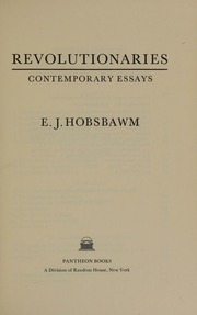 Cover of edition revolutionariesc0000hobs