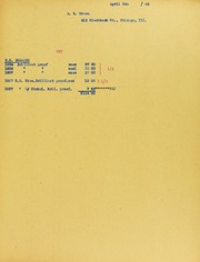 R. Green Invoices from B.G. Johnson, April 5, 1943, to July 8, 1943