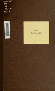 Cover of edition rhinegoldprologu00wagn