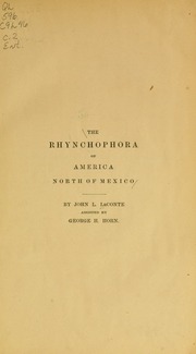 Cover of edition rhynchophoraofam00leco