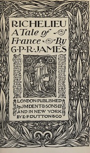 Cover of edition richelieutaleoff0000jame