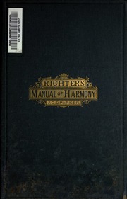 Cover of edition richtersharmony00richuoft