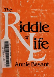 Cover of edition riddleoflife0000besa