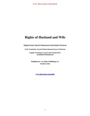 rights of husband and wife