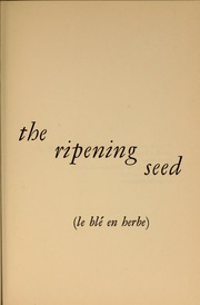 Cover of edition ripeningseedlebl00cole