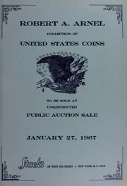 Robert A. Arnel Collection of United States Coins 