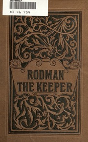 Cover of edition rodmankeeper00woolrich