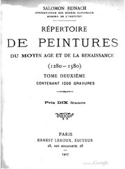 Cover of edition rpertoiredepein02reingoog