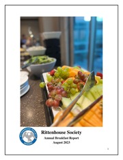 Rittenhouse Society News & Notes
