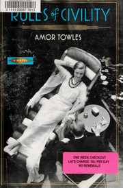 Cover of edition rulesofcivility00towl