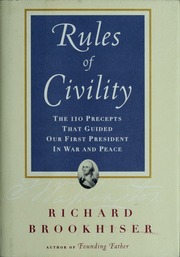Cover of edition rulesofcivility100wash