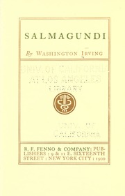Cover of edition salmagundi00irviiala
