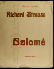 Cover of edition salomedramemusic00stra