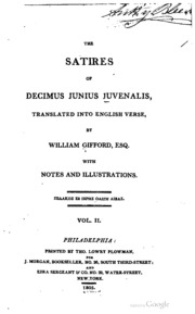 Cover of edition satiresdecimusj02giffgoog