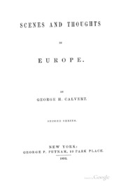 Cover of edition scenesandthough00calvgoog