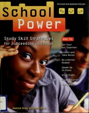 Cover of edition schoolpowerstudy00schu