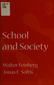 Cover of edition schoolsociety0000fein