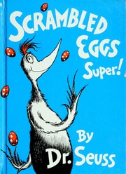 Cover of edition scrambledeggssup00seus