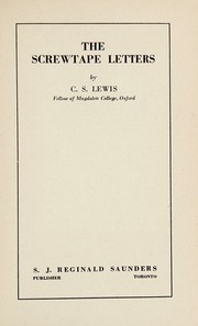 Cover of edition screwtapeletters0000lewi