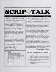 Scrip Talk: 1st Quarter Edition (Spring 2017)