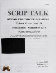 Scrip Talk: Fall 2014 Issue
