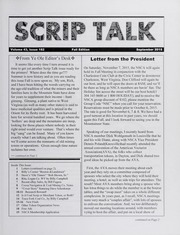 Scrip Talk: Fall 2015 Issue