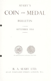 Seaby's Coin and Medal Bulletin: September 1954