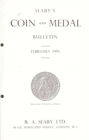 Seaby's Coin and Medal Bulletin: February 1955