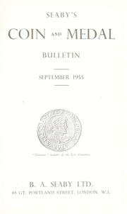 Seaby's Coin and Medal Bulletin: September 1955