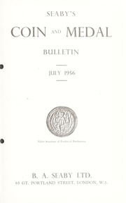 Seaby's Coin and Medal Bulletin: July 1956