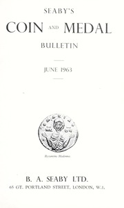 Seaby's Coin and Medal Bulletin: June 1963