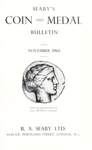 Seaby's Coin and Medal Bulletin: November 1965 (pg. 11)