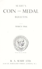 Seaby's Coin and Medal Bulletin: March 1966