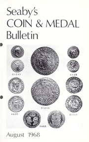 Seaby's Coin and Medal Bulletin: August 1968