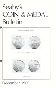 Seaby's Coin and Medal Bulletin: December 1969