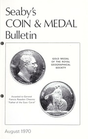 Seaby's Coin and Medal Bulletin: August 1970