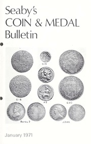 Seaby's Coin and Medal Bulletin: January 1971