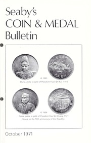 Seaby's Coin and Medal Bulletin: October 1971